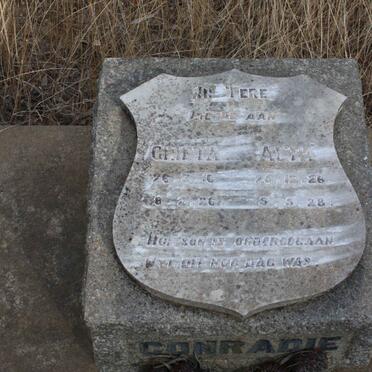 CONRADIE Grieta Alta 1926-1928