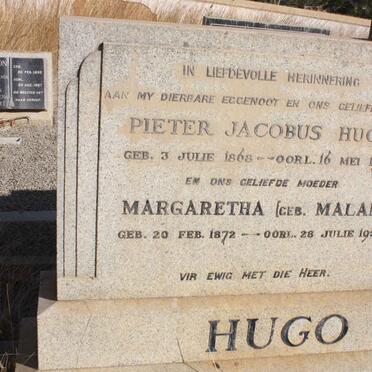 HUGO Pieter Jacobus 1868-1947 &amp; Margaretha MALAN 1872-1954