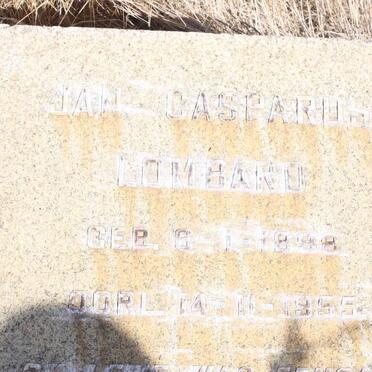 LOMBARD Jan Casparus 1898-1955