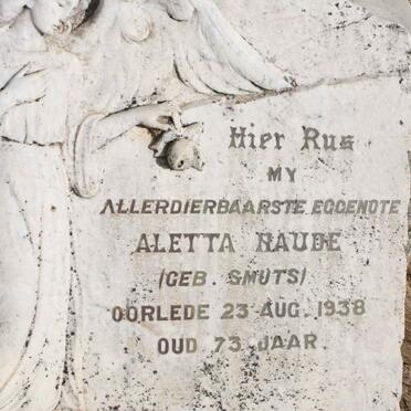 NAUDE Aletta nee SMUTS -1938