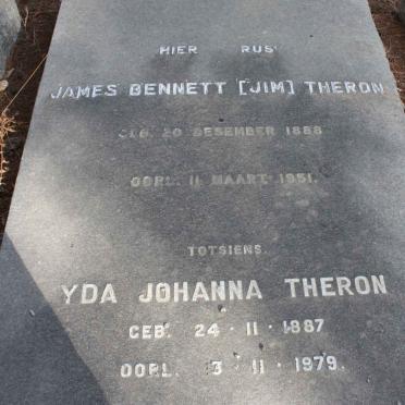 THERON James Bennett 1888-1951 &amp; Yda Johanna 1887-1979