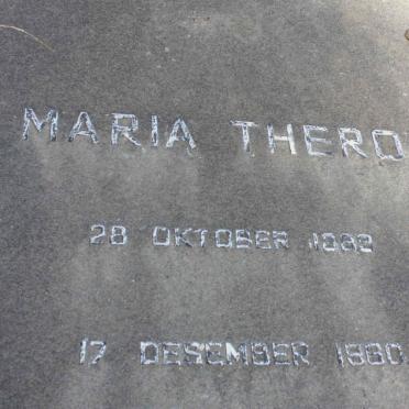 THERON Maria 1882-1960