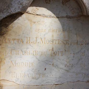 TOIT, du :: MOSTERT