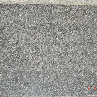 MEIRING Henry Charles 1912-1946