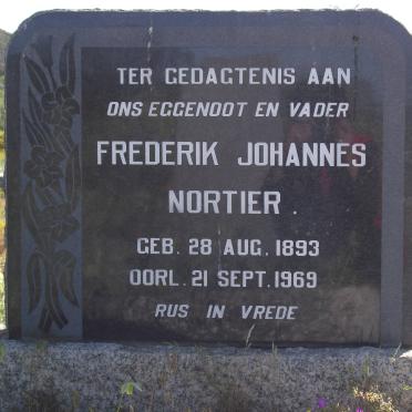 NORTIER Frederik Johannes 1893-1969