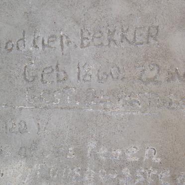 BEKKER Godlieb 1860-1924
