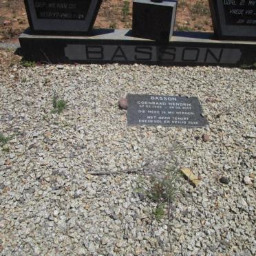 BASSON Coenraad Hendrik 1944-2017