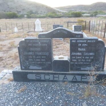 SCHAAP Jacobus Johannes Franciscus 1893-1964 &amp; Maria Johanna Susanna LOOCK 1901-1970