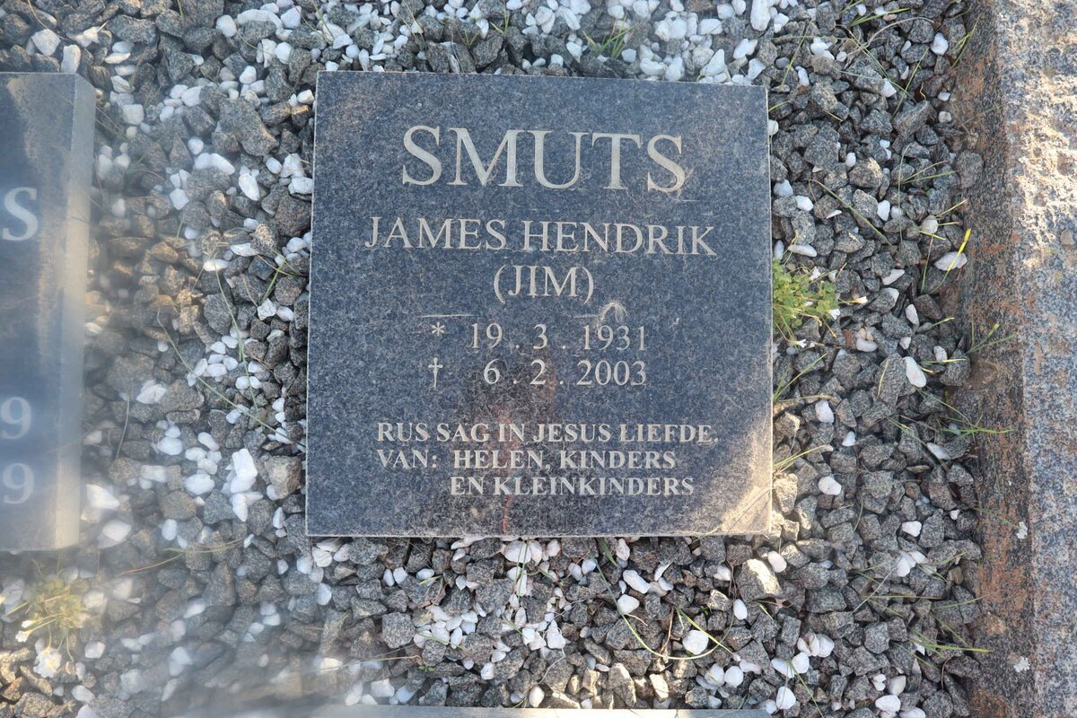 SMUTS James Hendrik 1931-2003