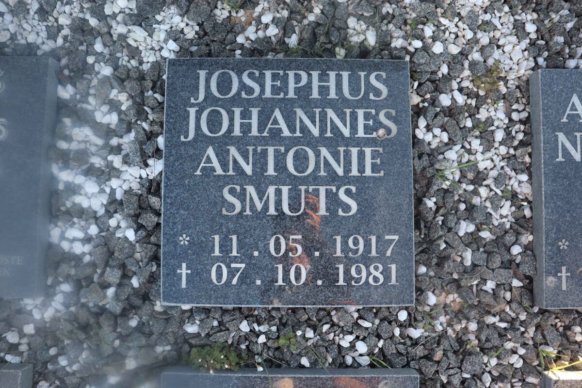 SMUTS Josephus Johannes Antonie 1917-1981