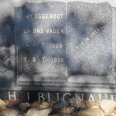 BLIGNAULT H.J. 1908-1978 &amp; Hermina Maria N. 1916-2003