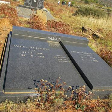 BASSON Daniel Johannes 1906-1975 &amp; Anna Elizabeth CLAASSEN 1920-1975
