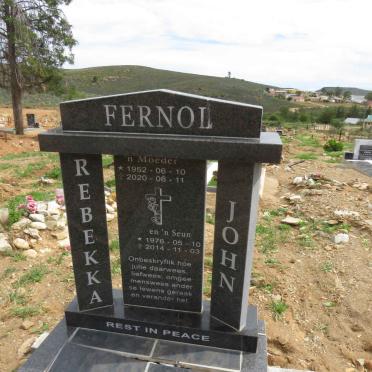 FERNOL Rebekka 1952-2020 :: FERNOL John 1976-2014