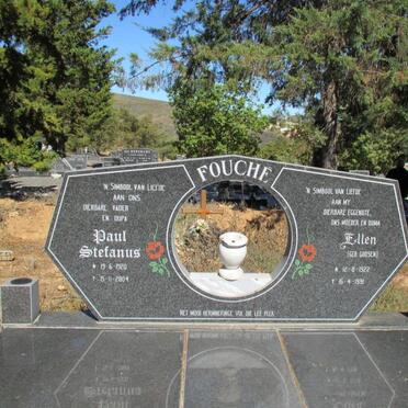 FOUCHE Paul Stefanus 1920-2004 &amp; Ellen GOOSEN 1922-1991