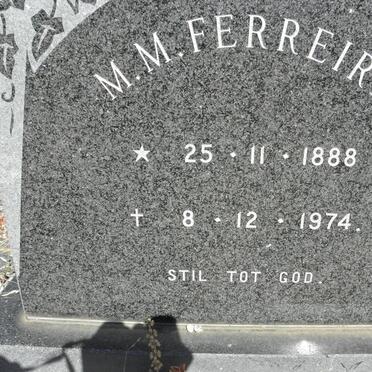 FERREIRA M.M. 1888-1974