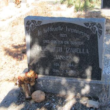 JANSEN Elizabeth Izabella 1944-1960