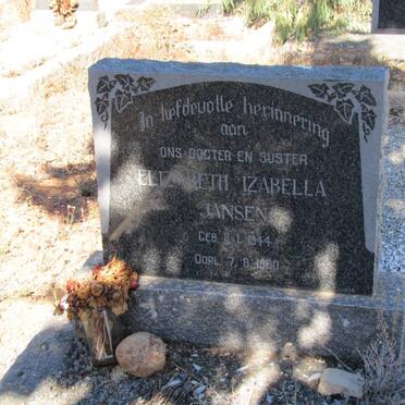 JANSEN Elizabeth Izabella 1944-1960