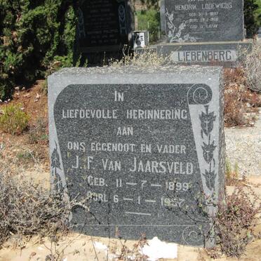 JAARSVELD J.F., van 1899-1957