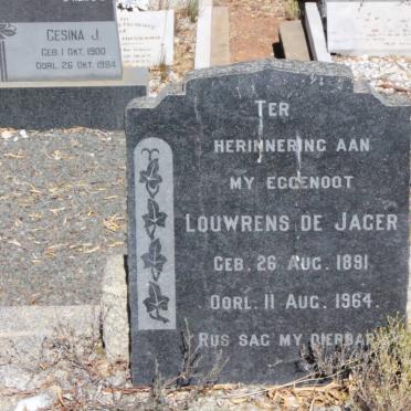 JAGER Louwrens, de 1891-1964