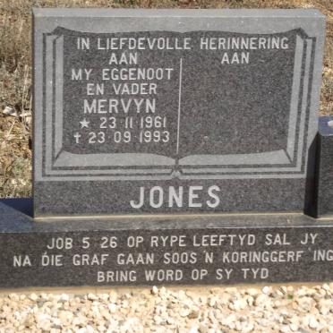 JONES Mervyn 1961-1993