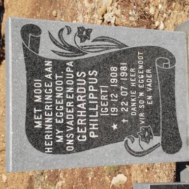 KEMP Gerhardus Phillippus 1908-1981