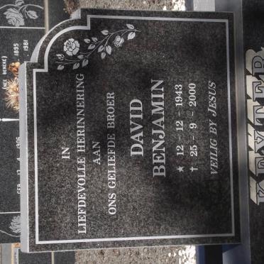 KEYTER David Benjamin 1943-2000