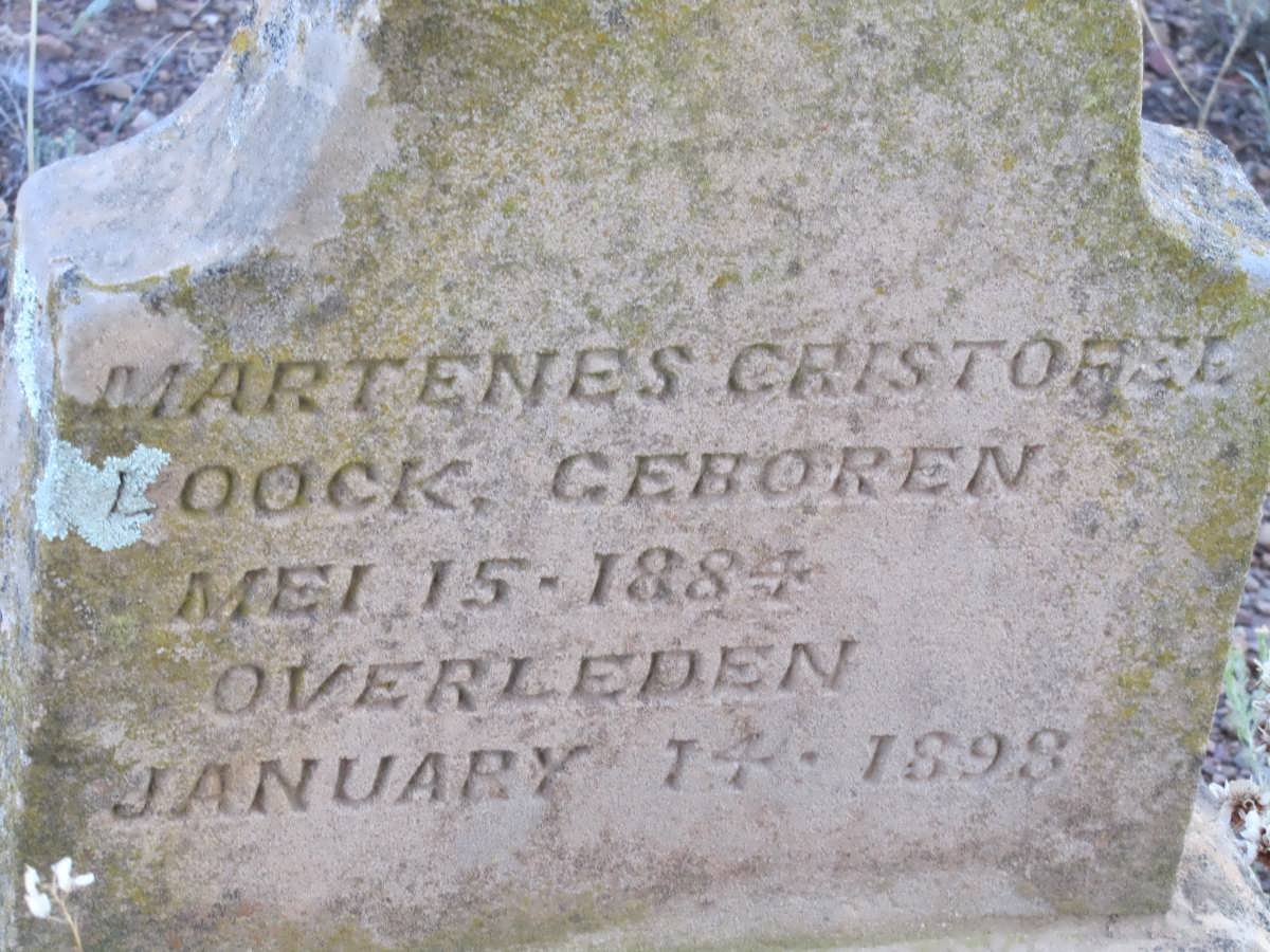 LOOCK Martenes Cristofel 1884-1898