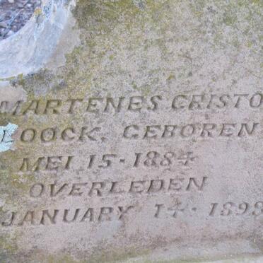 LOOCK Martenes Cristofel 1884-1898 