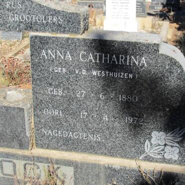 LOOCK Johannes Jacobus 1870-1960 &amp; Anna Catharina van der WESTHUIZEN 1880-1972 