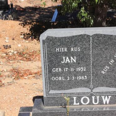 LOUW Jan 1952-1985
