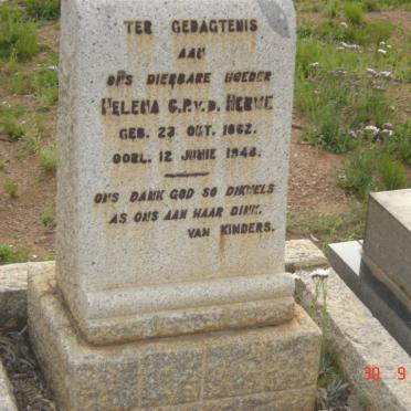 MERWE Helena C.P., v.d 1862-1948