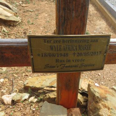 MAREE Wyle Afrika 1948-2017