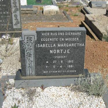 NORTJE Isabella Margaretha nee STANDER 1912-1981