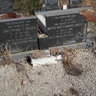 O'DONOCHUE James Patrick 1886-1974 &amp; Dorothea Maria JONKER 1896-1970 