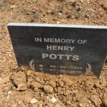 POTTS Henry 1923-2016