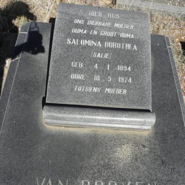 ROOYEN Salomina Dorothea, van 1894-1974
