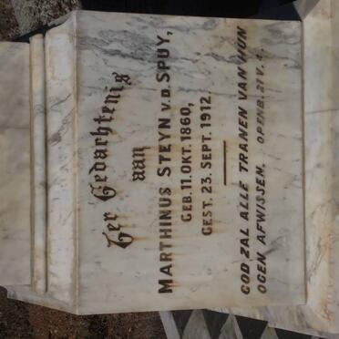 SPUY Marthinus Steyn, v.d. 1860-1912 &amp; Johanna Maria HAESE 1865-1946