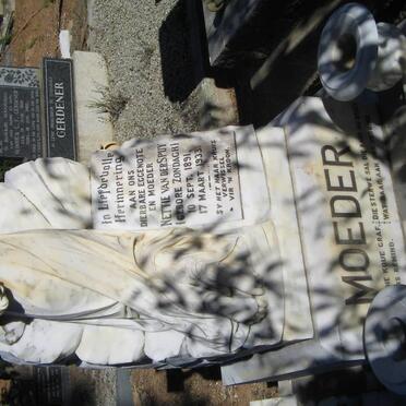 SPUY Nettie, van der nee ZONDAGH 1891-1933