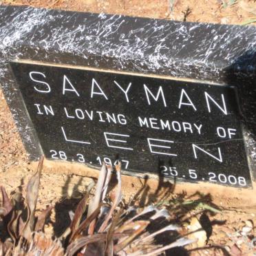SAAYMAN Leen 1947-2008