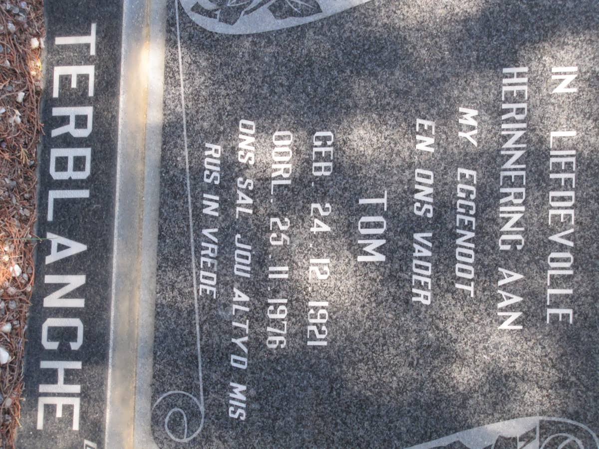 TERBLANCHE Tom 1921-1976