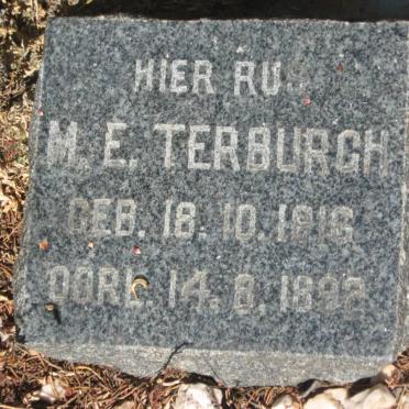 TERBURGH M.E. 1816-1892
