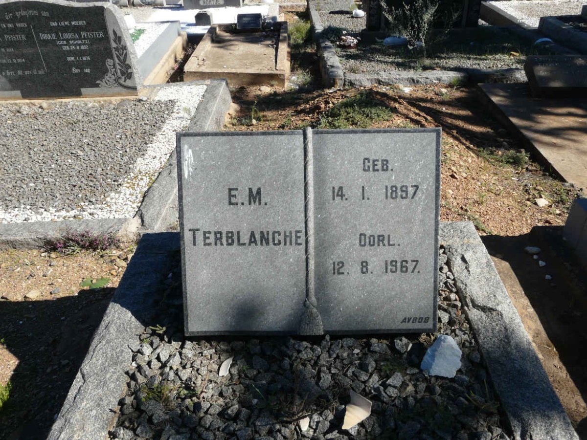 TERBLANCHE E.M. 1897-1967
