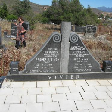 VIVIER Frederik Simon 1918-2002 &amp; Joey ALLERS 1926-1972 