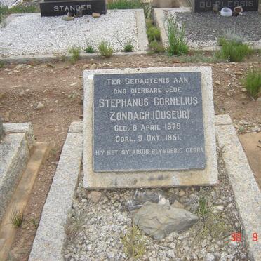 ZONDACH Stephanus Cornelius 1879-1951