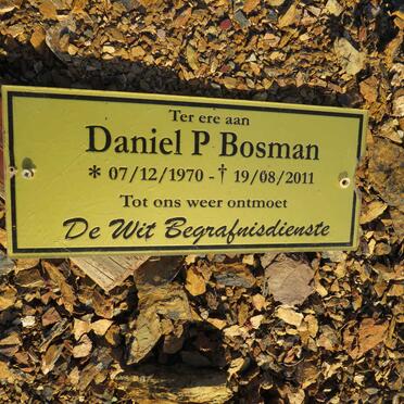 BOSMAN Daniel P. 1970-2011