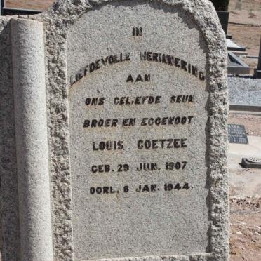 COETZEE Louis 1907-1944