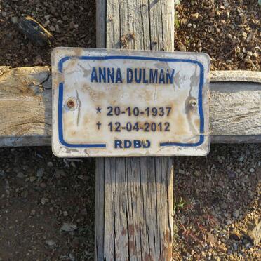 DULMAN Anna 1937-2012