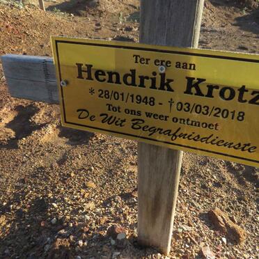 KROTZ Hendrik 1948-2018