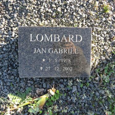 LOMBARD Jan Gabriel 1918-2002