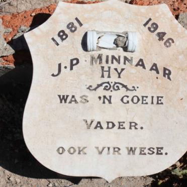 MINNAAR J.P. 1881-1946